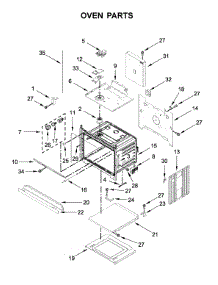 Oven Parts parts for Whirlpool Electric Wall Oven WOS31ES0JS00 from AppliancePartsPros.com