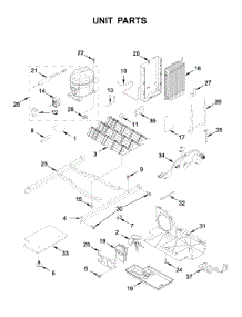 Unit Parts parts for Whirlpool Side-By-Side Refrigerator WRS311SDHT01 from AppliancePartsPros.com