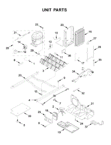 Unit Parts parts for Whirlpool Side-By-Side Refrigerator WRS311SDHT03 from AppliancePartsPros.com