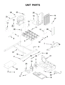 Unit Parts parts for Whirlpool Side-By-Side Refrigerator WRS315SDHW00 from AppliancePartsPros.com
