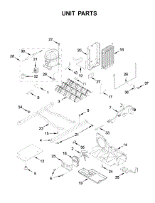 Unit Parts parts for Whirlpool Side-By-Side Refrigerator WRS315SDHZ02 from AppliancePartsPros.com
