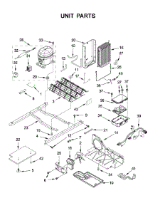 Unit Parts parts for Whirlpool Side-By-Side Refrigerator WRS321SDHB05 from AppliancePartsPros.com