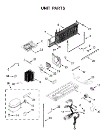 Unit Parts parts for Whirlpool Top-Mount Refrigerator WRT108FZDM05 from AppliancePartsPros.com