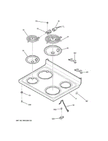 Cooktop parts for Ge Electric Range XB258RM3SS from AppliancePartsPros.com
