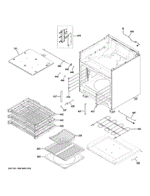 Oven Cavity Parts parts for Ge Range ZDP304NT1SS from AppliancePartsPros.com