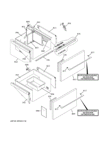 Doors parts for Ge Drawer & Bin ZIDS240NDSS from AppliancePartsPros.com