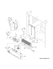 Fresh Food Section parts for Ge Bottom-Mount Refrigerator ZWE23PSNHSS from AppliancePartsPros.com