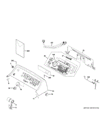 Controls & Backsplash parts for Ge GTW585BSV3WS from AppliancePartsPros.com