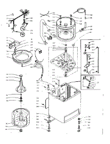Machine Sub-Assembly parts for Kenmore Washer 110.5814604 (1105814604, 110 5814604) from AppliancePartsPros.com