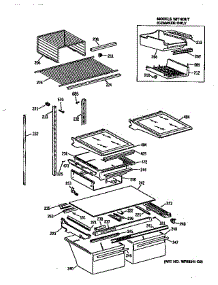 Shelf Parts parts for Kenmore Refrigerator 363.77572791 (36377572791, 363 77572791) from AppliancePartsPros.com