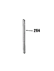 Opt Vert Trim Extension 8078690 parts for Kenmore Range 911.4612190 (9114612190, 911 4612190) from AppliancePartsPros.com
