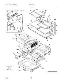 05 - Shelves parts for Electrolux Refrigerator ERFG2393AS2 from AppliancePartsPros.com