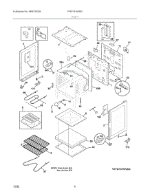 03 - Body parts for Electrolux Range FFEF3016VBG from AppliancePartsPros.com