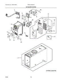 09 - Ice Maker System parts for Electrolux Refrigerator PRMC2285AF06 from AppliancePartsPros.com