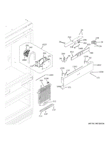 Refrigerator Section parts for Ge Refrigerator CIP36NP2VDS1 from AppliancePartsPros.com