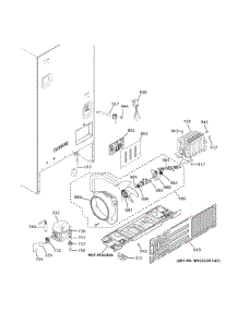 Machine Compartment parts for Ge Refrigerator GBE21DGKNRBB from AppliancePartsPros.com