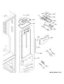 Fresh Food Section parts for Ge Refrigerator GFE26JMMYFES from AppliancePartsPros.com