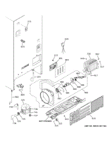 Machine Compartment parts for Ge Refrigerator GFE26JYMKFFS from AppliancePartsPros.com