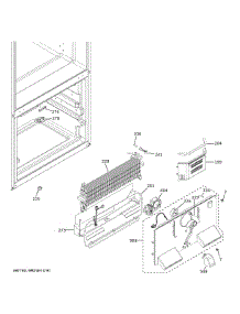 Freezer Section parts for Ge Refrigerator GFE26JYMTFFS from AppliancePartsPros.com