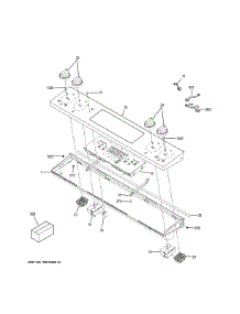 Control Panel parts for Ge Range JS645FL4DS from AppliancePartsPros.com
