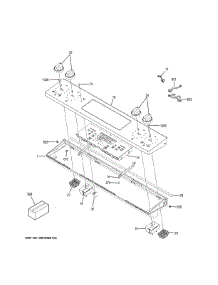 Control Panel parts for Ge Range JS760DL3BB from AppliancePartsPros.com