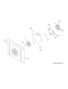 Convection Fan parts for Ge Range JS760DL3BB from AppliancePartsPros.com