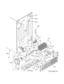 Machine Compartment parts for Ge Refrigerator XSS25GGPFCBB from AppliancePartsPros.com