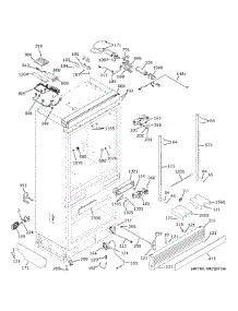 Case Parts parts for Ge Refrigerator ZIC363NBVBRH from AppliancePartsPros.com