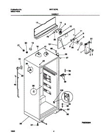 03 - Cabinet parts for Frigidaire Refrigerator MRT15CPEW8 from AppliancePartsPros.com