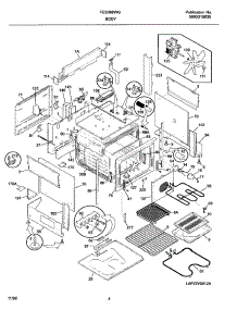 05 - Body parts for Frigidaire Range FES388WGCC from AppliancePartsPros.com