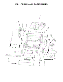 Fill Drain And Base Parts parts for Whirlpool Dishwasher WDF518SAHM0 from AppliancePartsPros.com