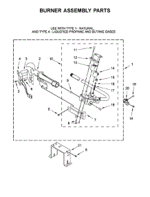 Burner Assembly Parts parts for Whirlpool Dryer WGD8500DW4 from AppliancePartsPros.com