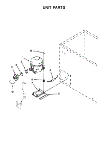 Unit Parts parts for Whirlpool Freestanding Freezer WC22014Q01 from AppliancePartsPros.com
