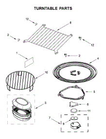 Turntable Parts parts for Whirlpool Microwave WMHA9019HN1 from AppliancePartsPros.com