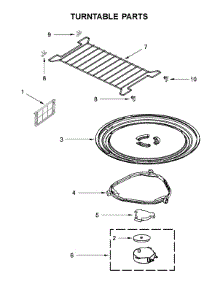 Turntable Parts parts for Whirlpool Microwave WMH32519FZ2 from AppliancePartsPros.com