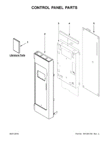 Control Panel Parts parts for Whirlpool Microwave WMH31017FS2 from AppliancePartsPros.com