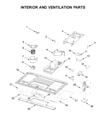 Interior And Ventilation Parts parts for Whirlpool Microwave WML75011HB0 from AppliancePartsPros.com