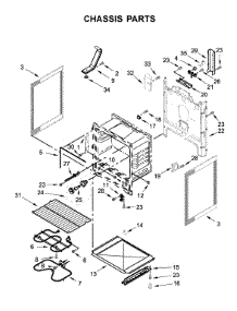 Parts for Whirlpool WFE505W0HW1 Range - AppliancePartsPros.com