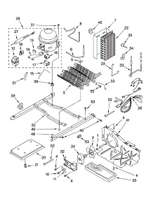 Unit Parts parts for Whirlpool Refrigerator ED5SHAXMT10 from AppliancePartsPros.com
