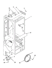 Refrigerator Liner Parts parts for Whirlpool Refrigerator ED5SHAXMT10 from AppliancePartsPros.com