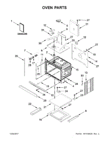 Oven Parts parts for Whirlpool Wall Oven WOC54EC7HS00 from AppliancePartsPros.com