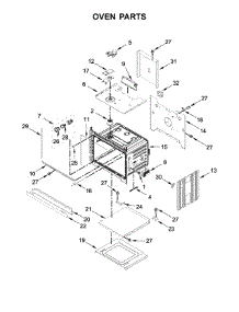 Oven Parts parts for Whirlpool Wall Oven WOS51EC0HS00 from AppliancePartsPros.com