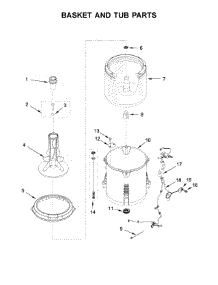 1CWTW4705GW0 Whirlpool Washer Parts & Free Repair Help - AppliancePartsPros