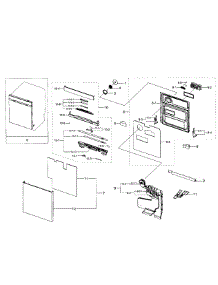 Parts for Samsung DW80J9945US/AA-01 Dishwasher - AppliancePartsPros.com