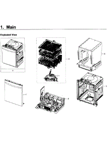 Parts for Samsung DW80K7050US/AA-00 Dishwasher - AppliancePartsPros.com