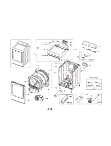 Main Parts parts for Samsung Dryer DV45H7000EP/A3-01 from AppliancePartsPros.com