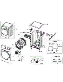 Main Assy parts for Samsung Dryer DV455GVGSWR/AA-01 from AppliancePartsPros.com