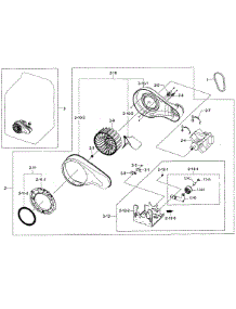 Motor Assy parts for Samsung Dryer DV456GWHDSU/AA-01 from AppliancePartsPros.com