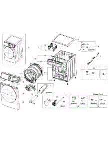 Main Asy parts for Samsung Dryer DV50K7500GV/A3-01 from AppliancePartsPros.com