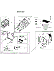 Parts for Samsung DVE52M7750W/A3-00 Dryer - AppliancePartsPros.com